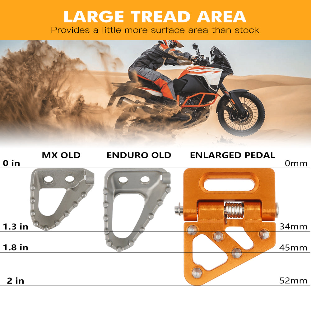 Folding Brake Pedal Tip for KTM Adventure - Image 7