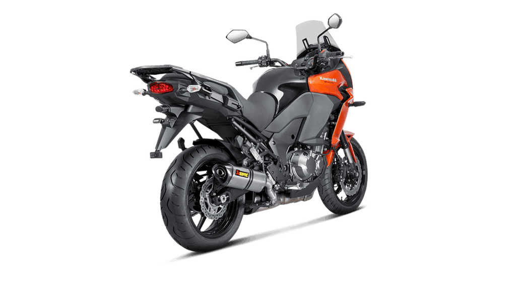 AKRAPOVIC KAWASAKI VERSYS 1000 2018 Slip-On Line & Heat shield (Carbon) (S-K10SO20-HZC) + (P-HSK10R4)