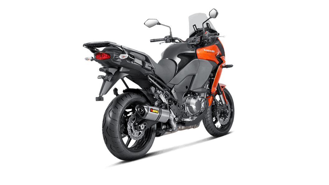 AKRAPOVIC KAWASAKI VERSYS 1000 2018 Slip-On Line & Heat shield (Carbon) (S-K10SO20-HZC) + (P-HSK10R4)