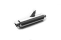 AEW Himalayan 411 Slip On Exhaust - Stainless Steel Matt Polish