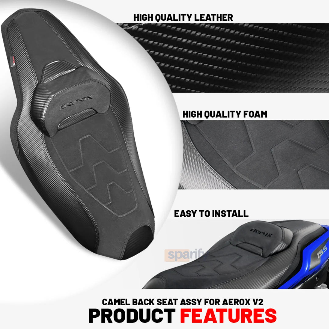 Aerox Customs Black Seat