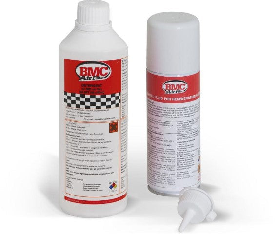 BMC Washing Kit filter - Detergent + oil cleaner spray - WA 200-500