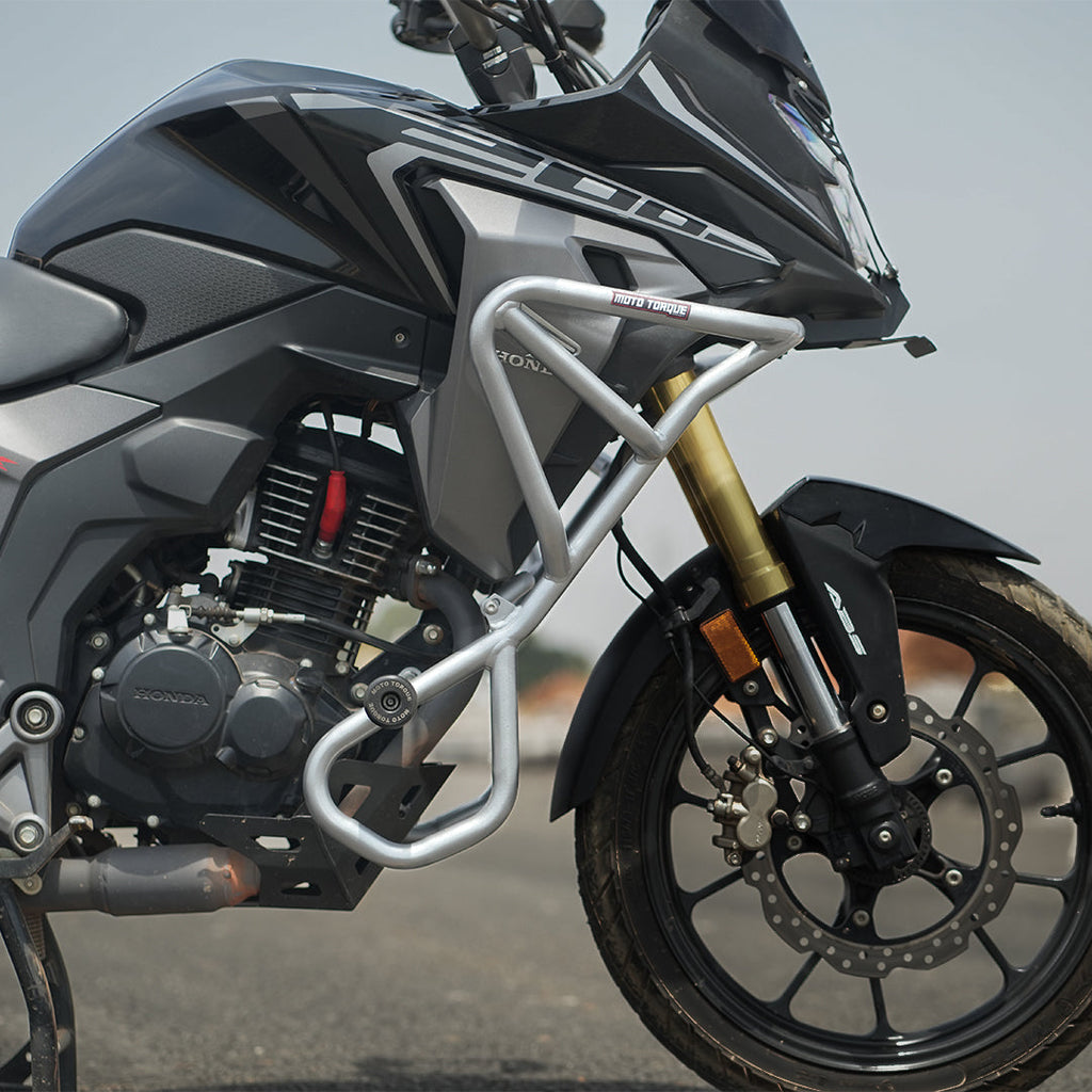 CRASH GUARD (SILVER) FOR HONDA CB 200X