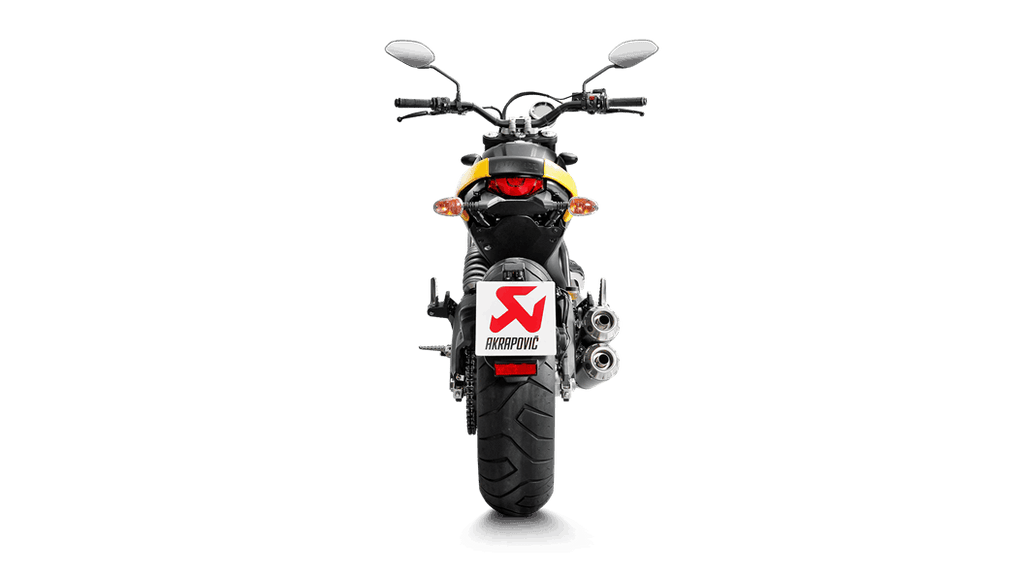 AKRAPOVIC DUCATI SCRAMBLER ICON / URBAN ENDURO / CLASSIC / FULL THROTTLE 2016 Slip On Line (Titanium) (S-D8SO4-CUBTBL)