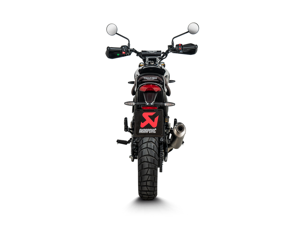 AKRAPOVIC Triumph Scrambler 400X Slip On (Titanium) (S-T4SO1-HDT)