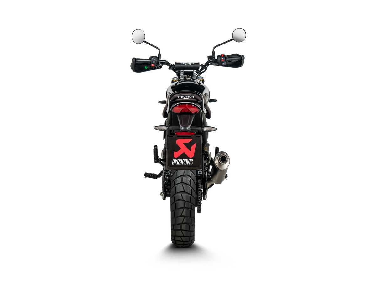 AKRAPOVIC Triumph Scrambler 400X Slip On (Titanium) (S-T4SO1-HDT)