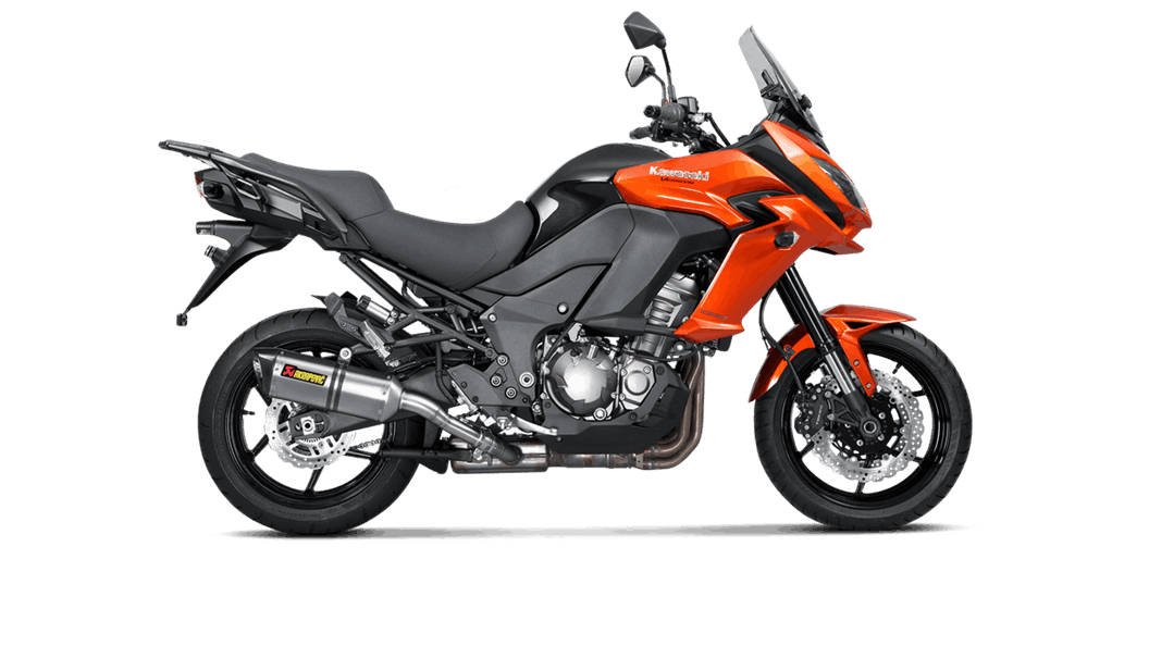 AKRAPOVIC KAWASAKI VERSYS 1000 2018 Slip-On Line & Heat shield (Carbon) (S-K10SO20-HZC) + (P-HSK10R4)