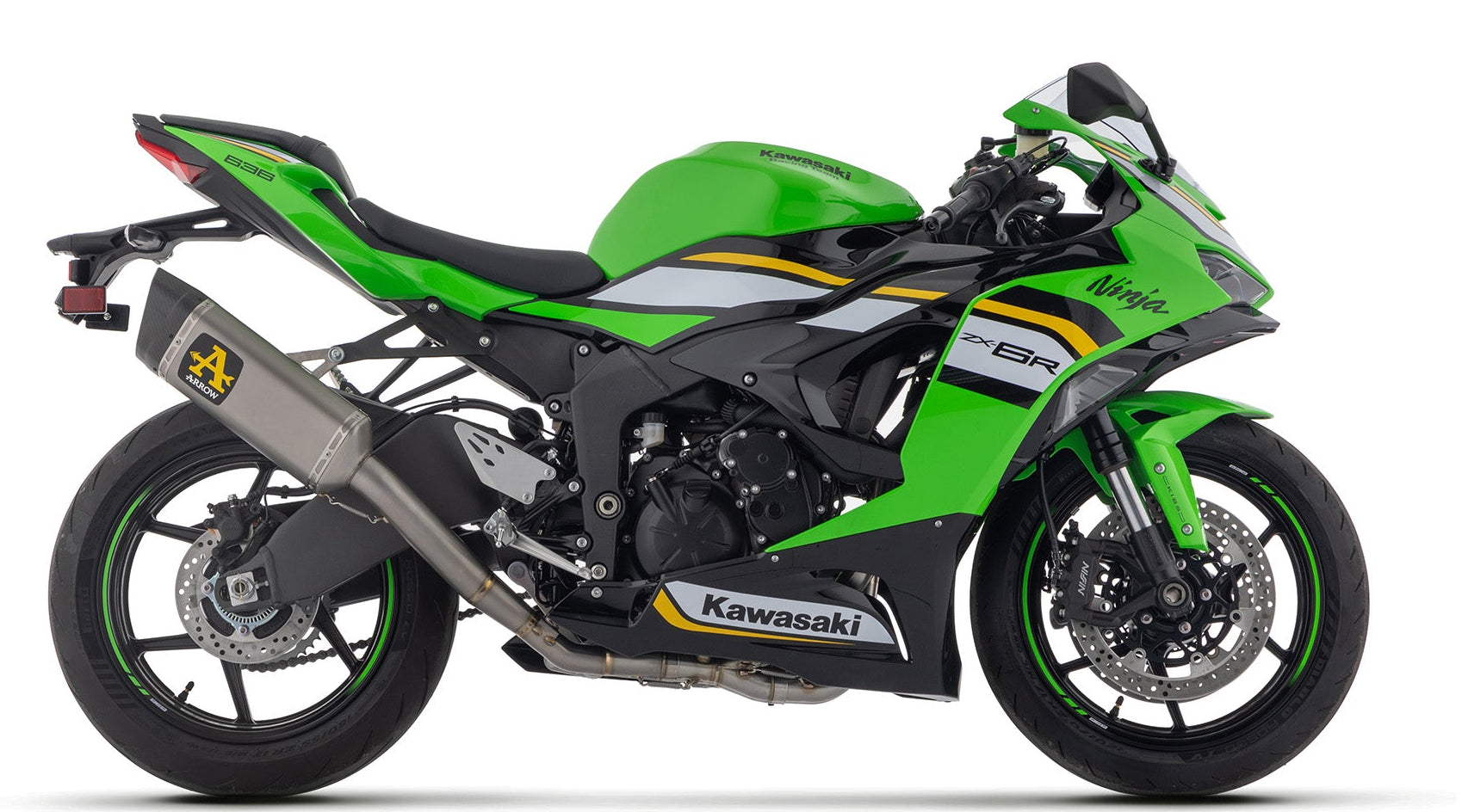 ARROW Kawasaki ZX6R 636 (2024-2026) Steel Racing Central Link Pipe (71790MI)