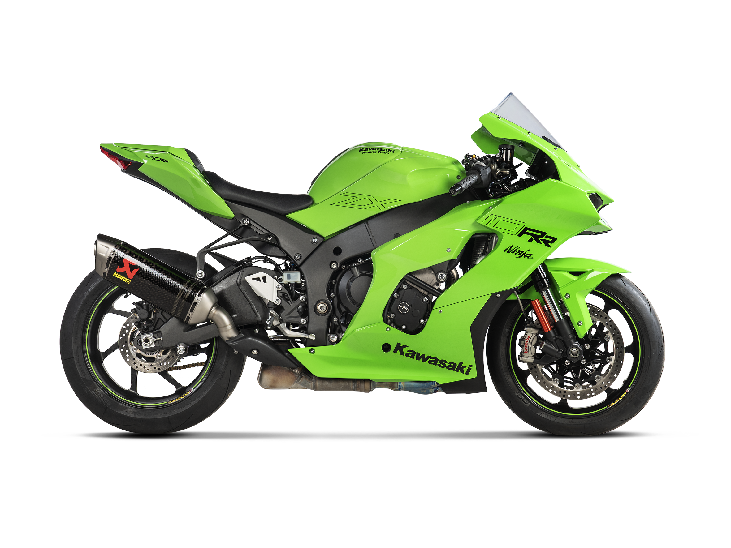 AKRAPOVIC KAWASAKI NINJA ZX 10R (2021-2022) Slip On Line (Carbon) (S-K10SO27-HRC)