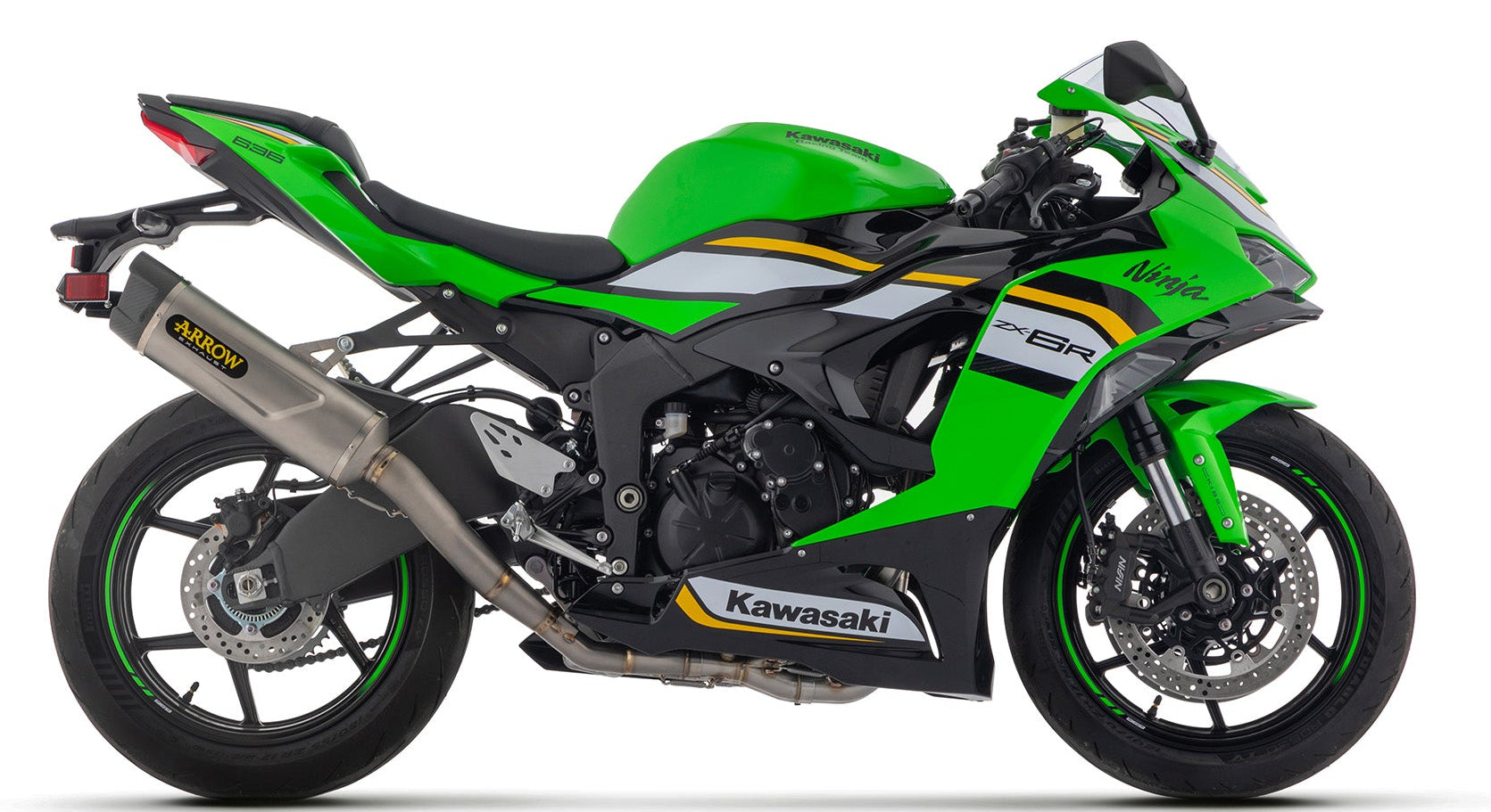 ARROW Kawasaki ZX6R 636 (2024-2026) Steel Racing Central Link Pipe (71790MI)