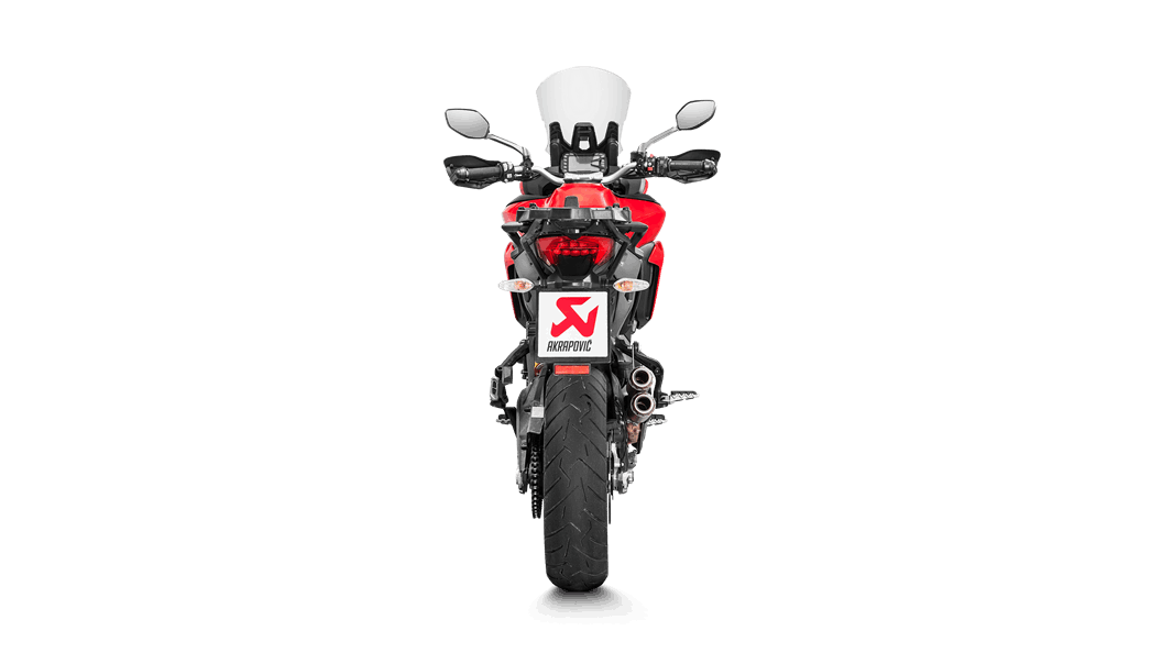 AKRAPOVIC DUCATI MULTISTRADA 950 / 950 S 2019 Slip On Line (Titanium) (S-D9SO10-HIFFT)