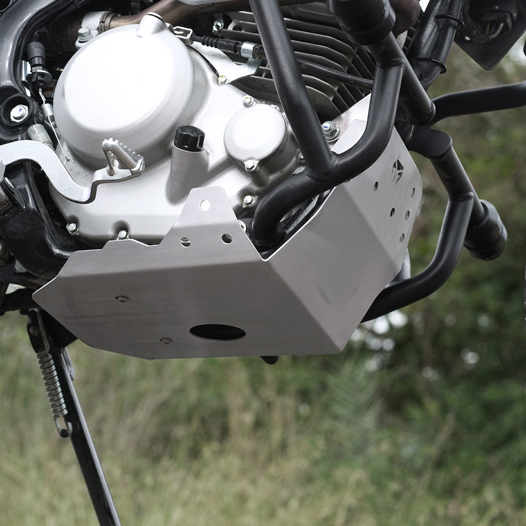 SUMP GUARD ALUMINIUM v.1 FOR KAWASAKI KLX 230 COMPATIBLE ONLY WITH MOTO TORQUE CRASH GUARD