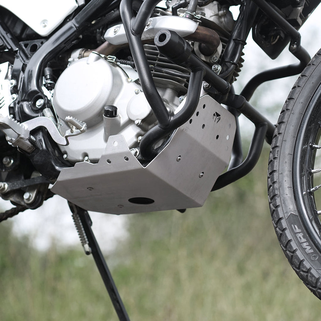 SUMP GUARD ALUMINIUM v.1 FOR KAWASAKI KLX 230 COMPATIBLE ONLY WITH MOTO TORQUE CRASH GUARD