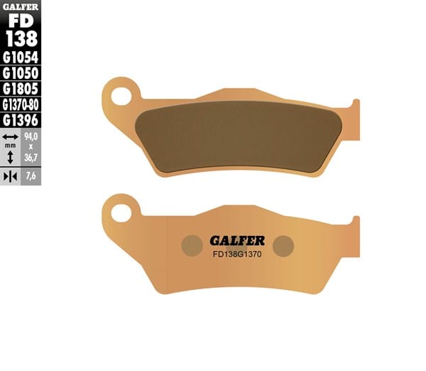 GALFER FD138G1370 Sintered Street Front Brake Pads