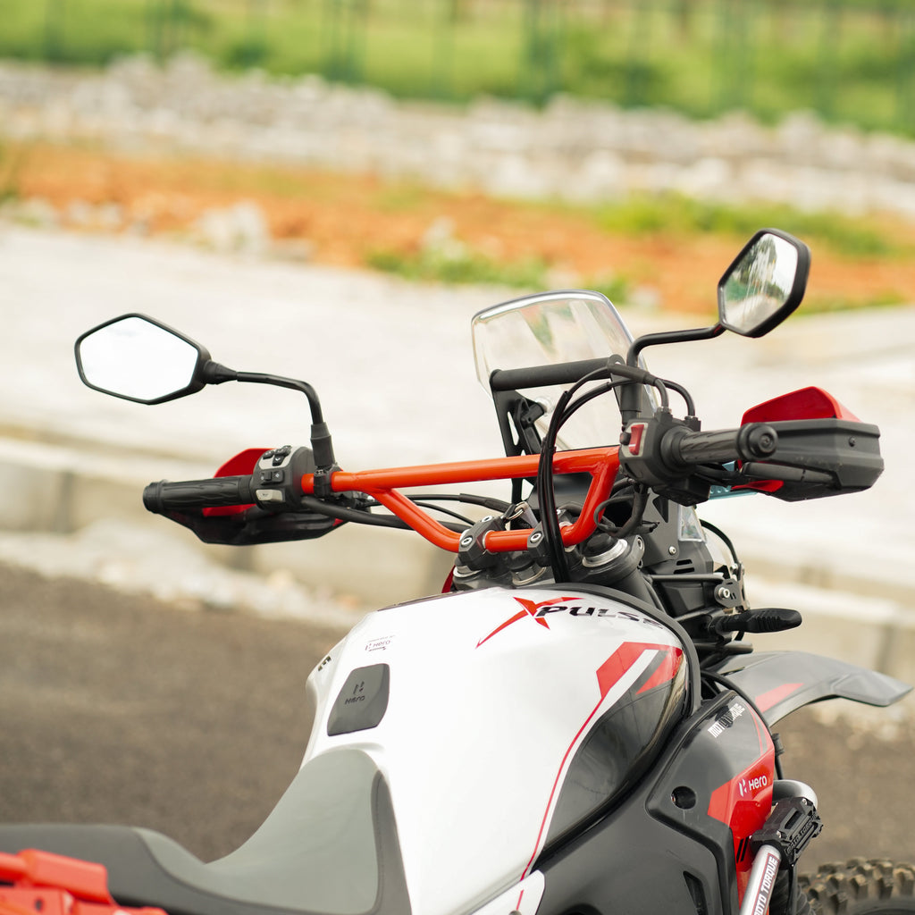 HANDLE BAR INCLUDING CLUTCH CABLE  FOR XPULSE 210 (RED)
