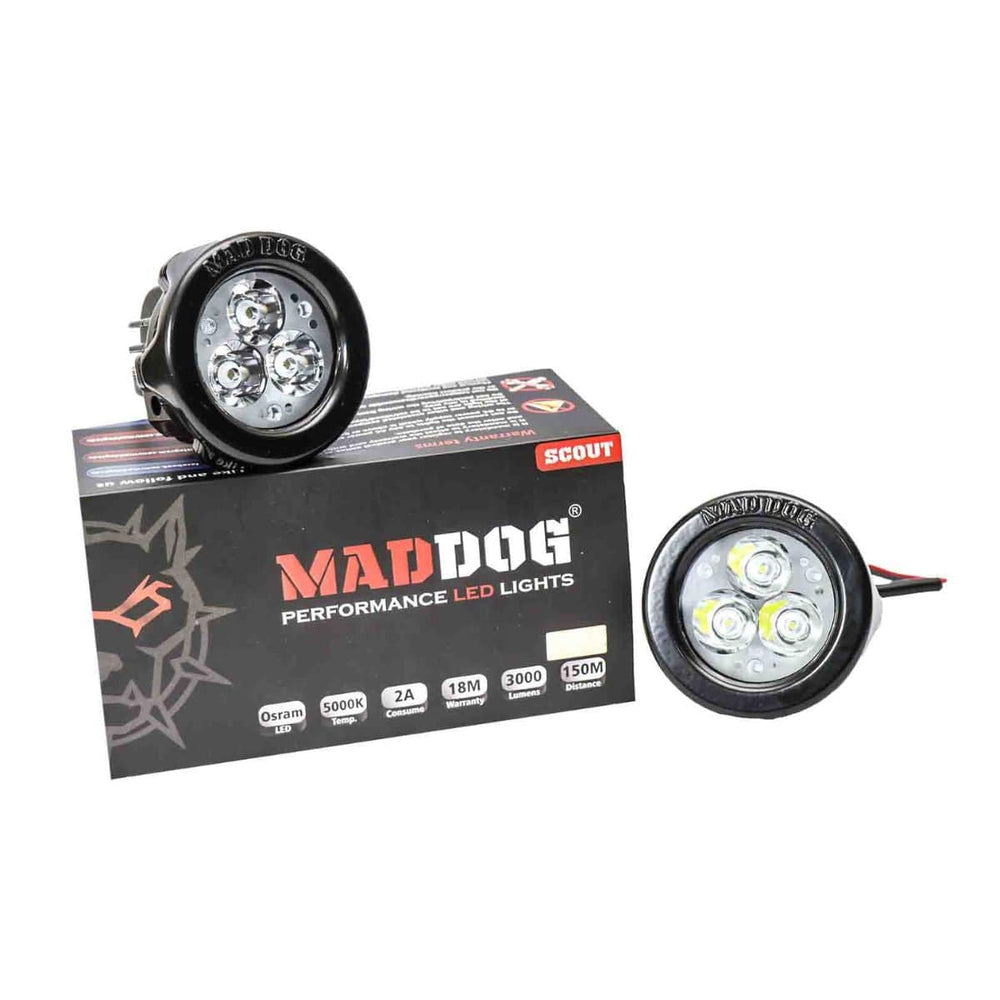 Maddog Scout Auxiliary ight For Motorcycles - 10 Watts