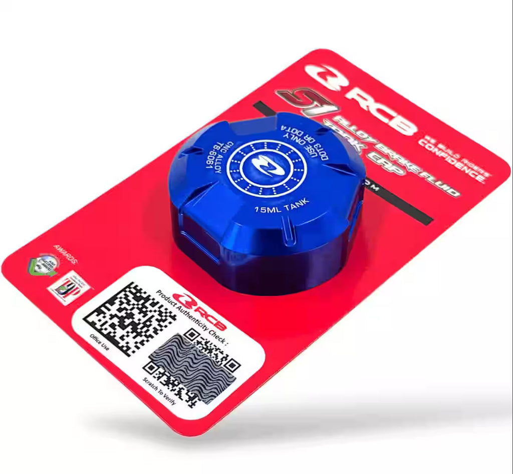 RCB S1 ALLOY BRAKE FLUID TANK CAP 15 ml