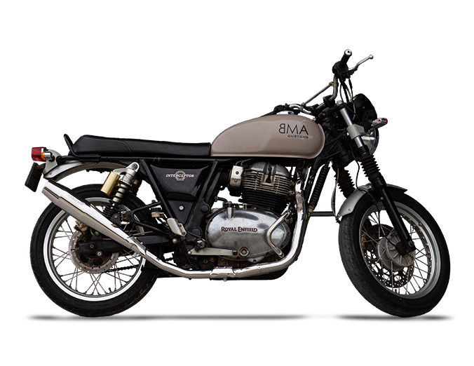 Redline 2x1 Full System Exhaust for Interceptor 650 / GT 650 / Bear 650 - Silver Stallion Exhaust
