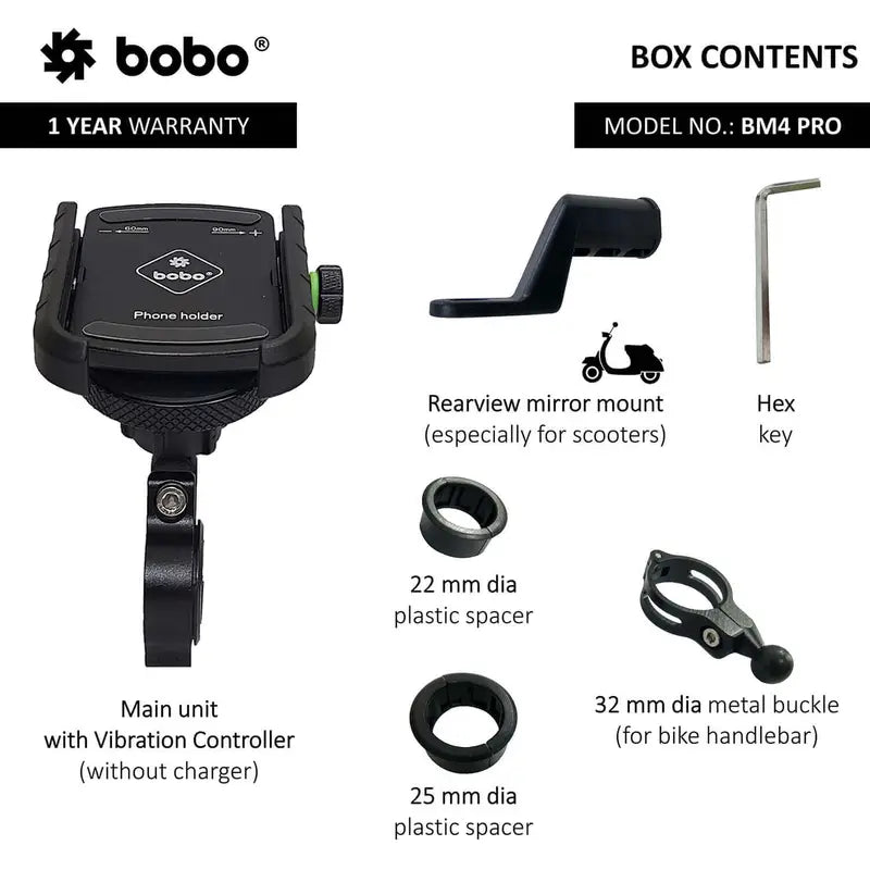 Bobo BM4 Pro Jaw-Grip Mobile Holder