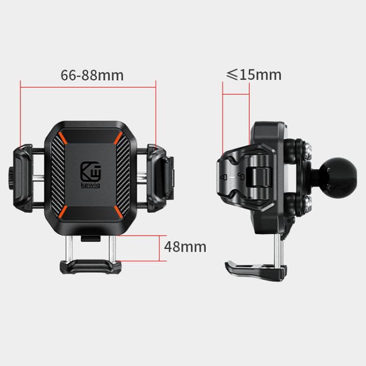 Kewig Phone Holder For Clip On Handle Bar