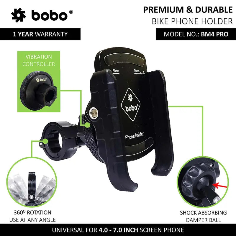 Bobo BM4 Pro Jaw-Grip Mobile Holder
