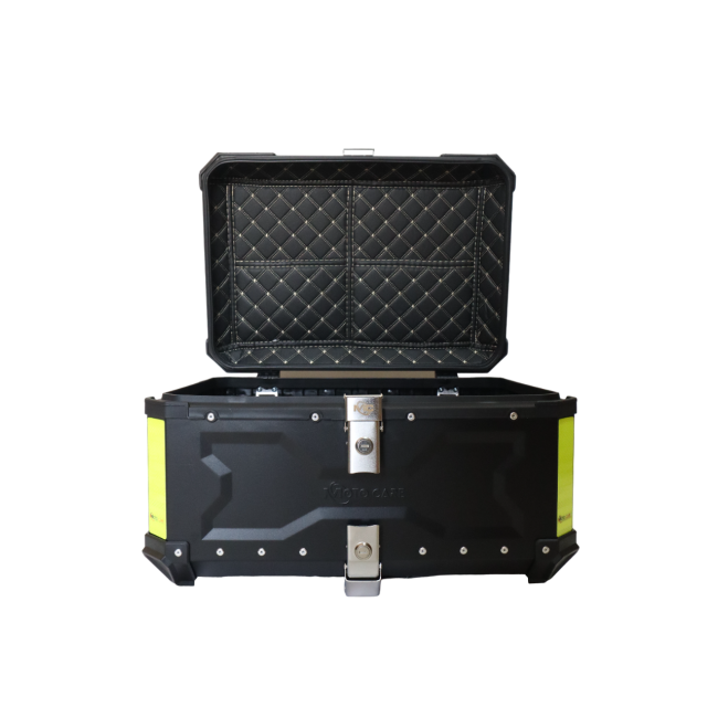 Fauvism Aluminum Top Box - 65 Liters Black