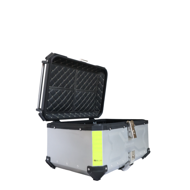Aluminum Top Box - 65 Liters Silver
