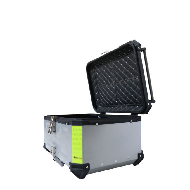 Aluminum Top Box - 65 Liters Silver