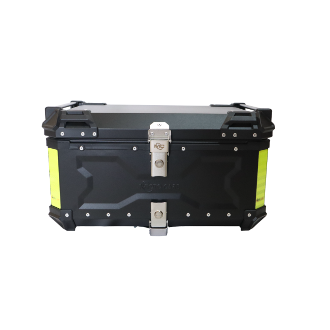 Fauvism Aluminum Top Box - 65 Liters Black