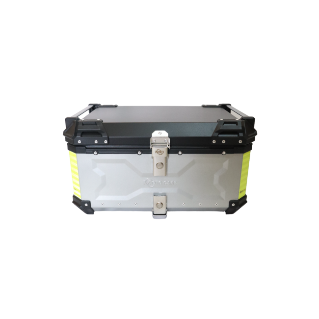 Aluminum Top Box - 65 Liters Silver