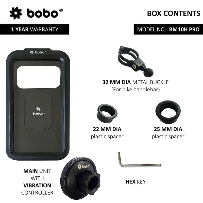 Bobo BM10H Pro Fully Waterproof Phone Holder