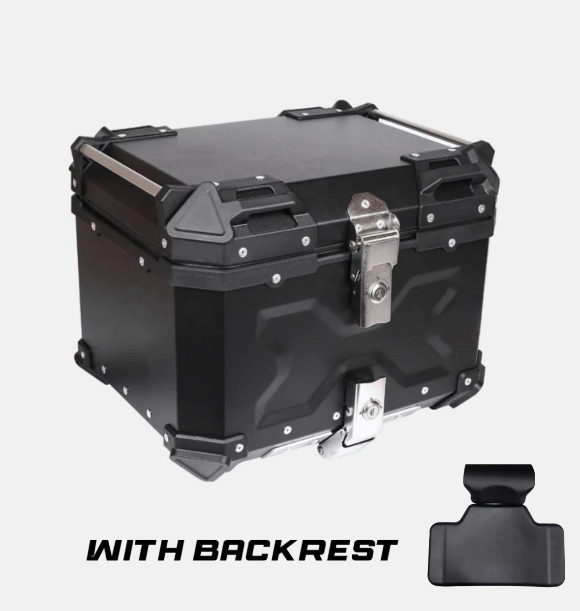 Fauvism 45 Liters Aluminium Top Box Black