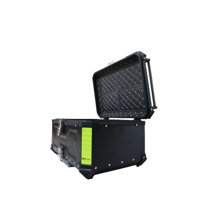 Fauvism Aluminum Top Box - 65 Liters Black