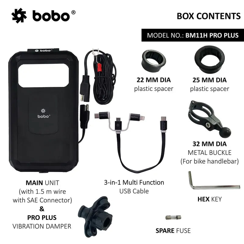 Bobo BM11H Pro Plus Fully Waterproof Phone Holder