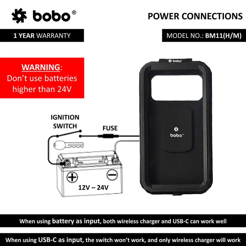 Bobo BM11 Fully Waterproof Mobile Holder
