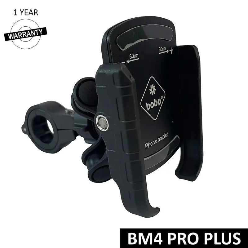 Bobo BM4 Pro Plus Jaw-Grip Bike Phone Holder With Pro Plus Vibration Damper Motocycle Mobile Mount