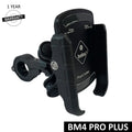 Bobo BM4 Pro Plus Jaw-Grip Bike Phone Holder With Pro Plus Vibration Damper Motocycle Mobile Mount