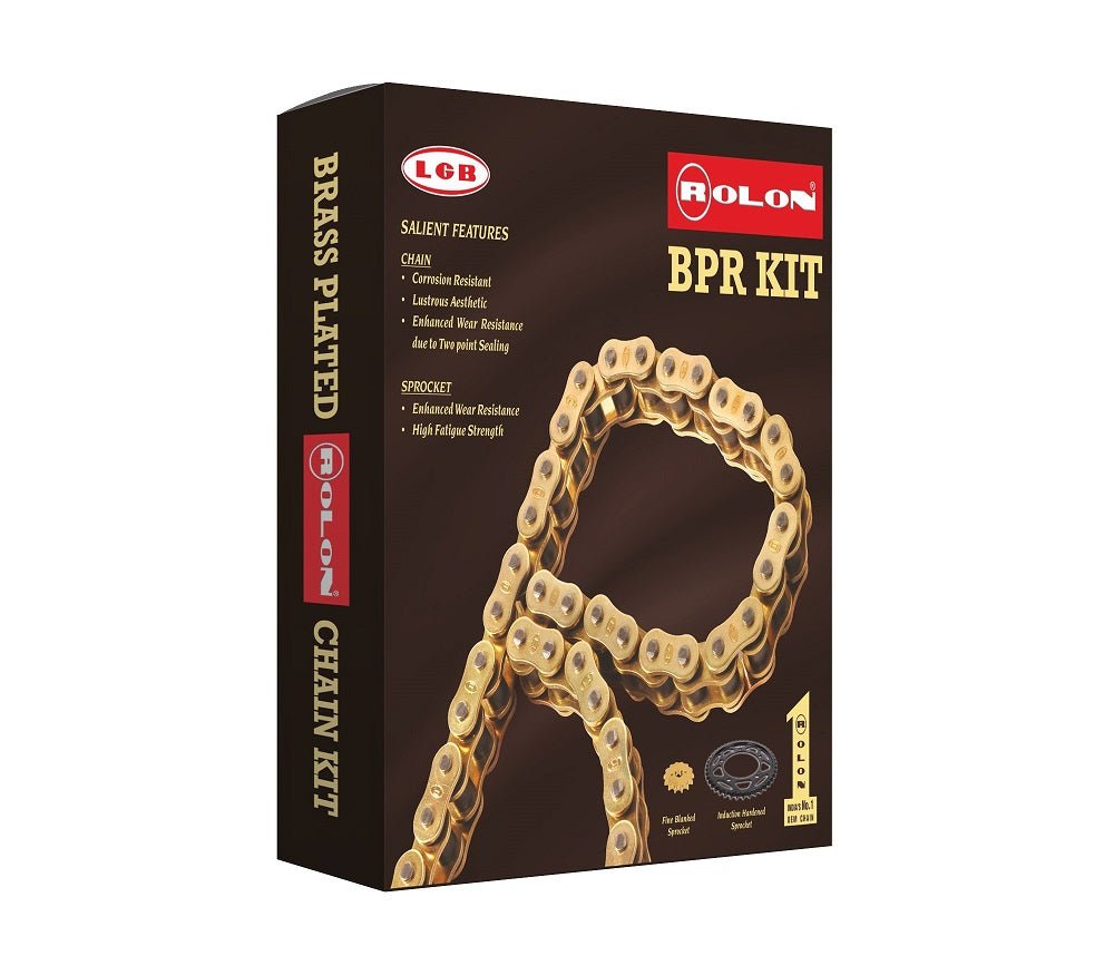 Jawa Perak Rollon Brass Chain & Sprocket