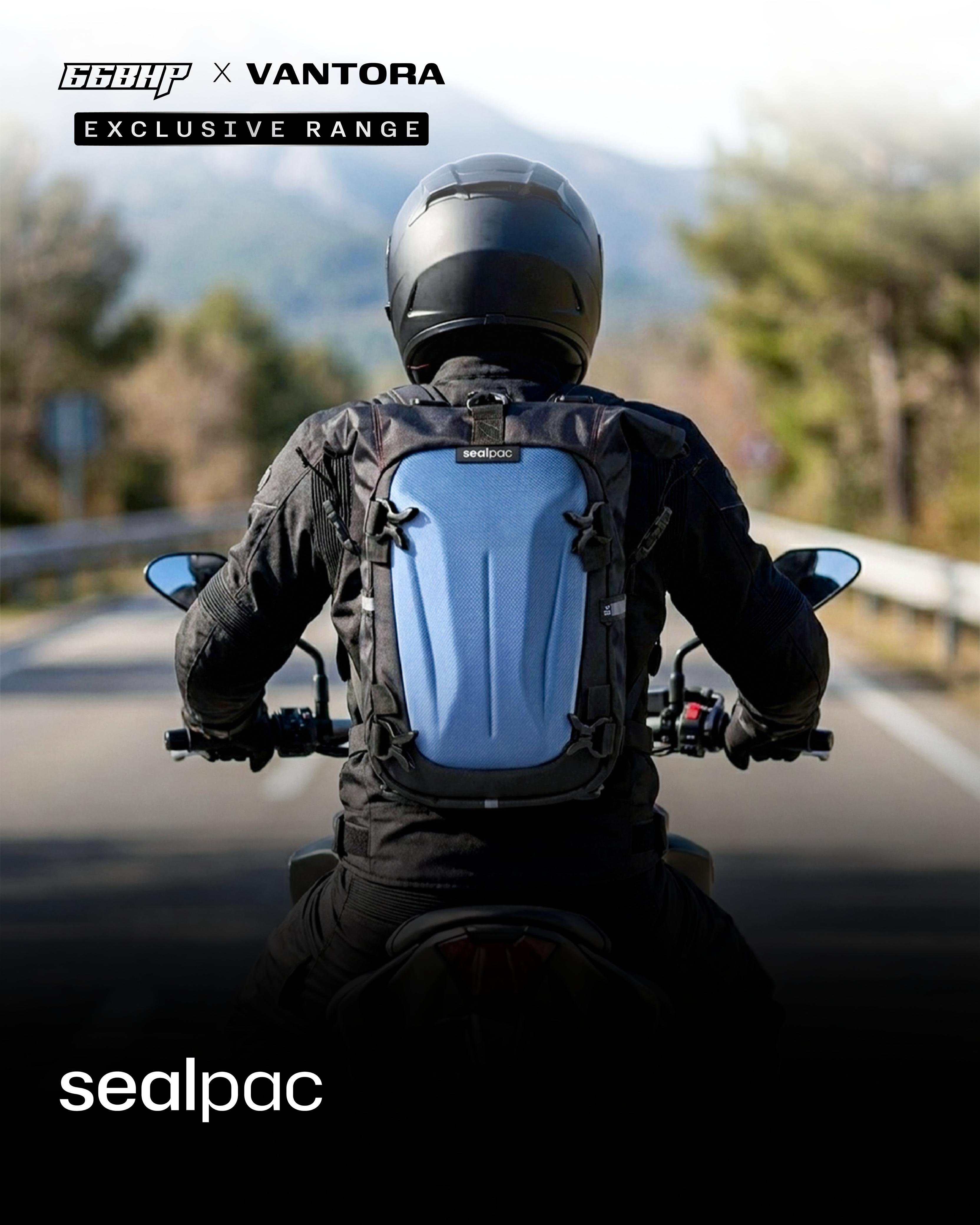 66BHP x Vantora Sealpac Waterproof Motorcycle Dry Bag | Tail Bag, Saddle Bag & Crash Guard Mount