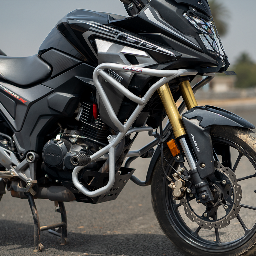 CRASH GUARD (SILVER) FOR HONDA CB 200X