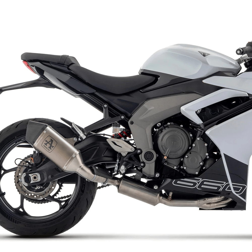 Triumph Daytona 660 2024+ Arrow Veloce Titanium Full Exhaust System – 71007VL
