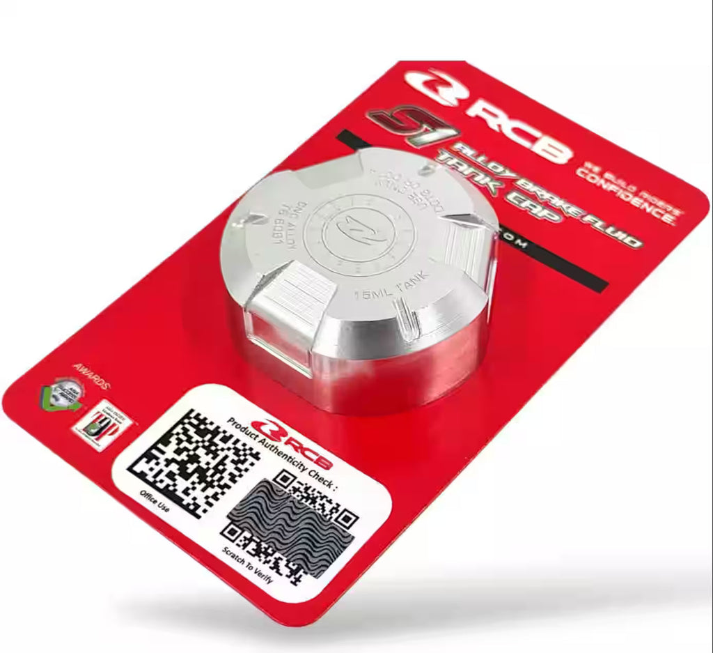 RCB S1 ALLOY BRAKE FLUID TANK CAP 15 ml